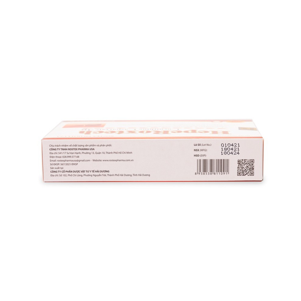 Cốm HepeRoxtech L-ornithine L-aspartat giảm xơ gan, men gan, nhiễm mỡ - 10 gói