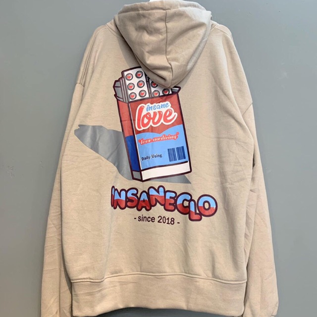 Áo khoác nỉ ngoại in love nam nữ