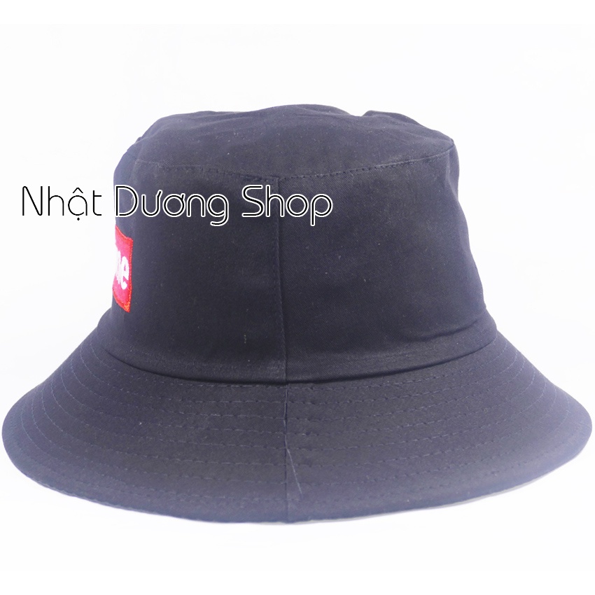 Nón tai bèo Bucket màu đen thích hợp cho mọi lứa tuổi và tuổi teen chất liệu cotton thoáng mát