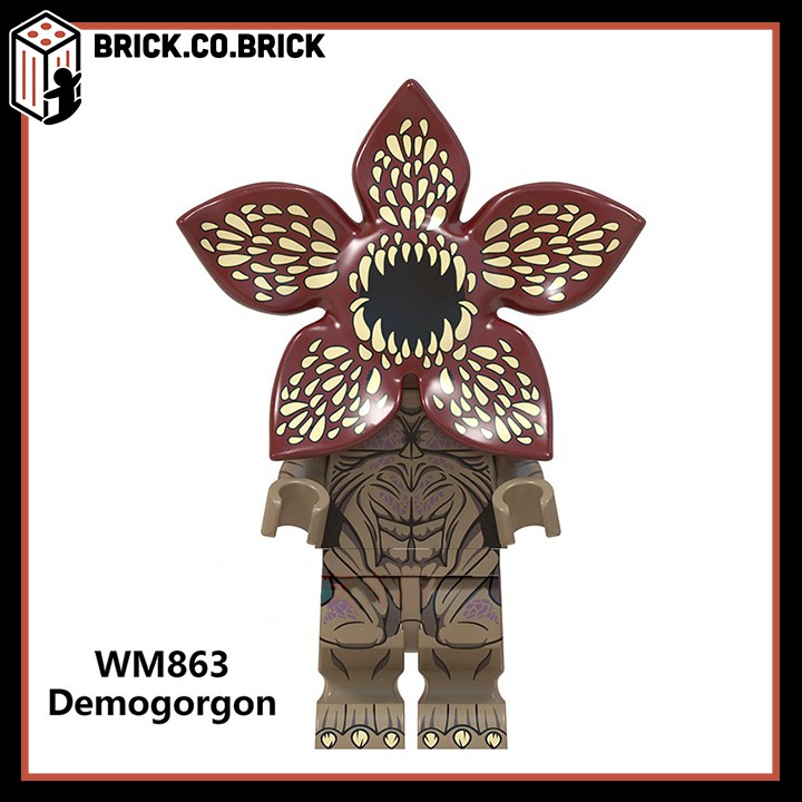 Quái thú Demogorgon Stranger Things - Đồ chơi lắp ghép minifigures xếp hình mô hình lego WM863