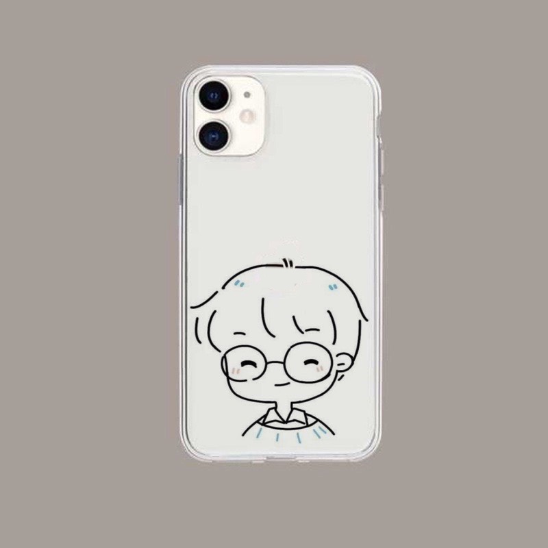 Ốp lưng iphone hình cặp đôi love cute  viền trong chống ố 5/5s/6/6plus/6s/6splus/7/7plus/8/8plus/x/xs/11/12/pro/max