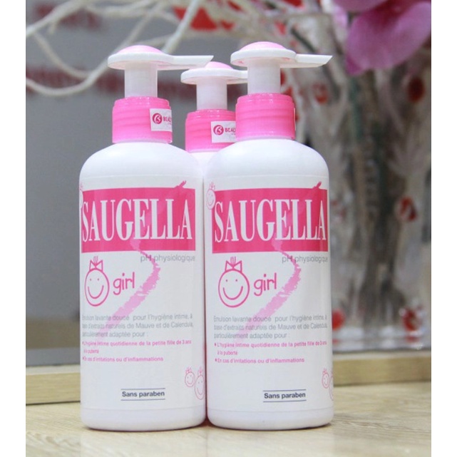 Dung dịch vệ sinh Saugella cho bé gái từ 3 – 12 tuổi