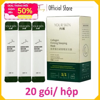 Hộp 20 gói mặt nạ ngủ thạch nâng cơ căng bóng Collagen Your Skin GOT STORE chính hãng