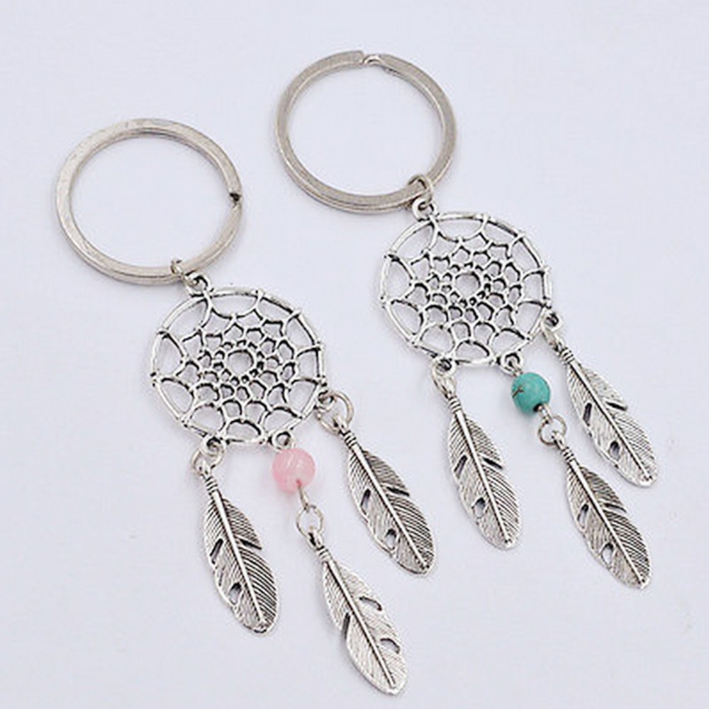 Key Chain Dreamcatcher Women Feather Style Key Chain