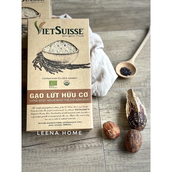 Gạo lứt hữu cơ Vietsuisse