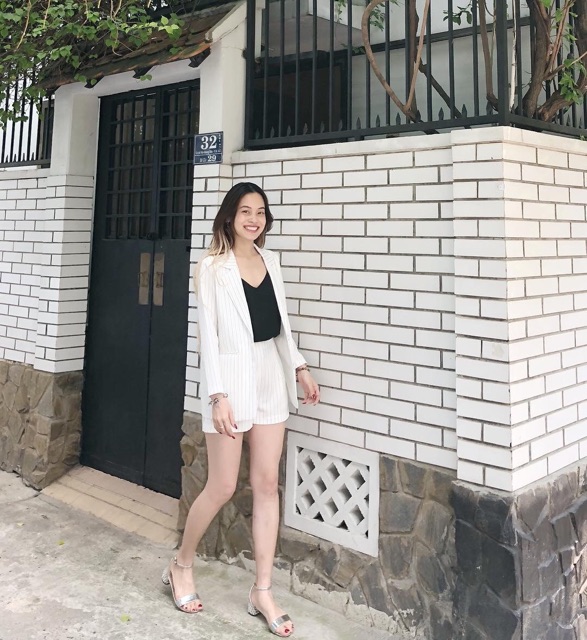 Áo blazer cúc bọc | BigBuy360 - bigbuy360.vn