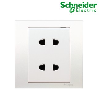Bộ ổ cắm đôi 2 chấu 10A Vivace (Schneider)