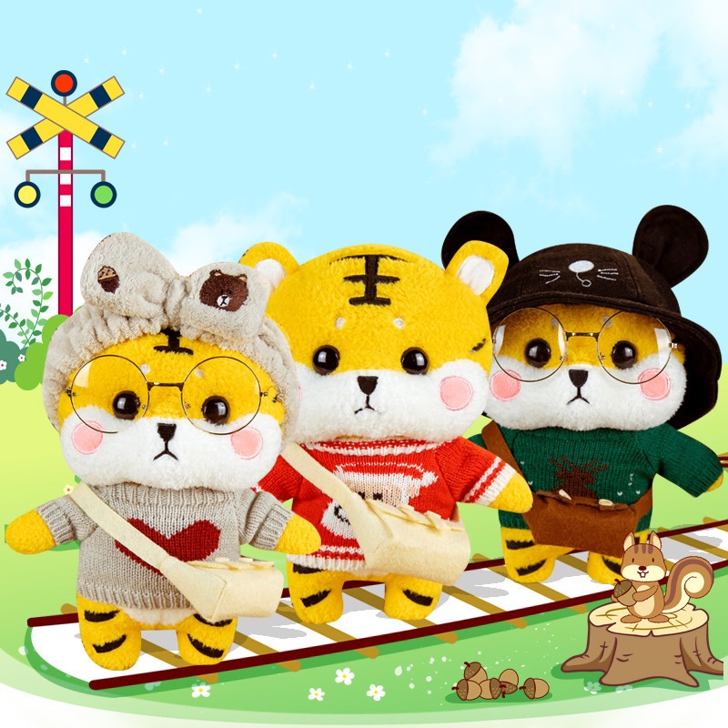 Búp Bê Mèo / Hổ Nhồi Bông Mềm Mại Dễ Thương 35Cm Làm Quà Tặng 2023