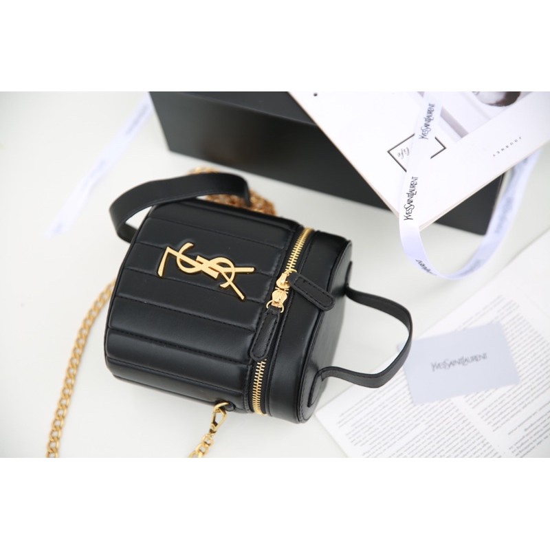 Túi dáng hộp Y ét L Super Fullbox nam châm size 15 duy nhất màu đen