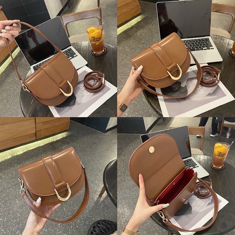 Túi Kẹp Nách Cnk, Túi Móng Ngựa Nữa Hottrend