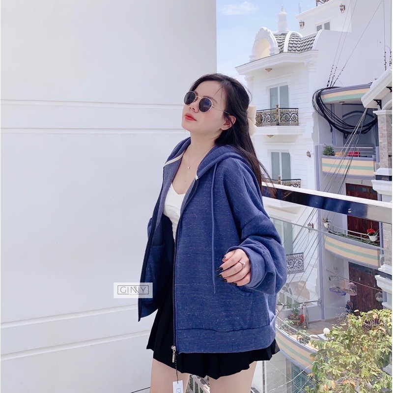 Áo Khoác Nỉ Mira 1 Lớp | Dày Dặn | Có Nón Form Rộng | Đơn Giản | Phong Cách Hàn Quốc | Hot Trend 2020 | Hình Tự Chụp | BigBuy360 - bigbuy360.vn