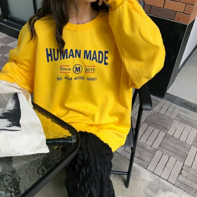 (OD)AT80 Áo nỉ da cá ulzzang Áo sweater Human Made | BigBuy360 - bigbuy360.vn