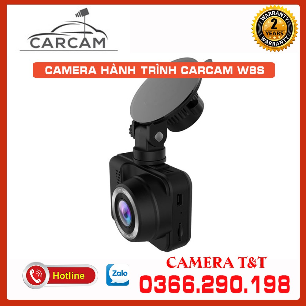 Nhập mã giảm 300k camera hành trình carcam w8s đọc biển báo tốc độ công - ảnh sản phẩm 1