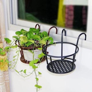 Combo 3 chậu tròn móc lan can kt 22*18*12cm