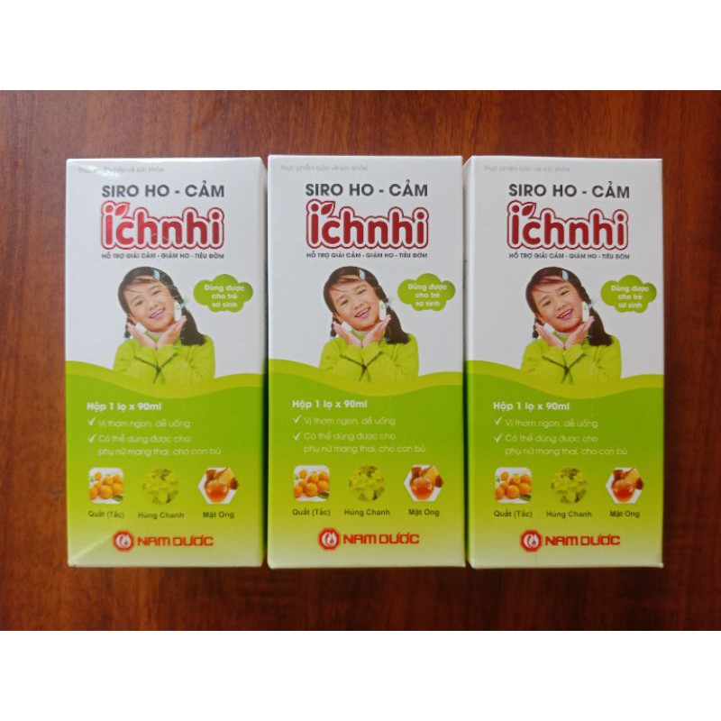 Siro ho cảm Ích Nhi - cho trẻ từ 0 tháng tuổi