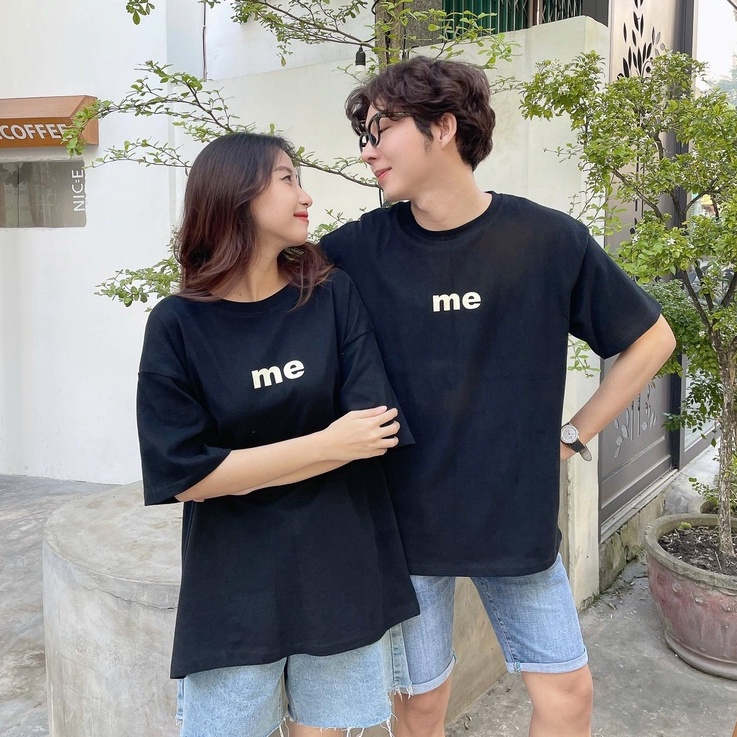 Áo thun đôi  cổ tròn nam nữ FM Style basic thời trangI Fm Style Online 220110112