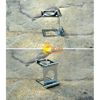 Kính lúp mini 10X có thước đo V1