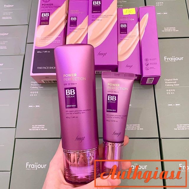 Kem nền đa năng The Face Shop BB Cream Face it Power Perfection BB tím TFS fmgt 20-40g | BigBuy360 - bigbuy360.vn