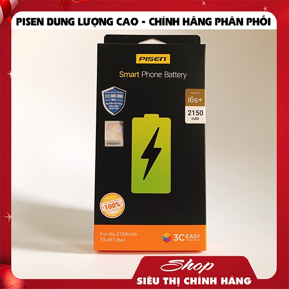 Pin Pisen iPhone 6S Dung Lượng Cao - Chính Hãng Phân Phối