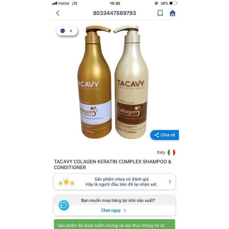 COMBO GỘI XẢ TACAVY 1000ml x2 SIÊU MỀM MƯỢT HÀNG CHÍNH HÃNG | BigBuy360 - bigbuy360.vn