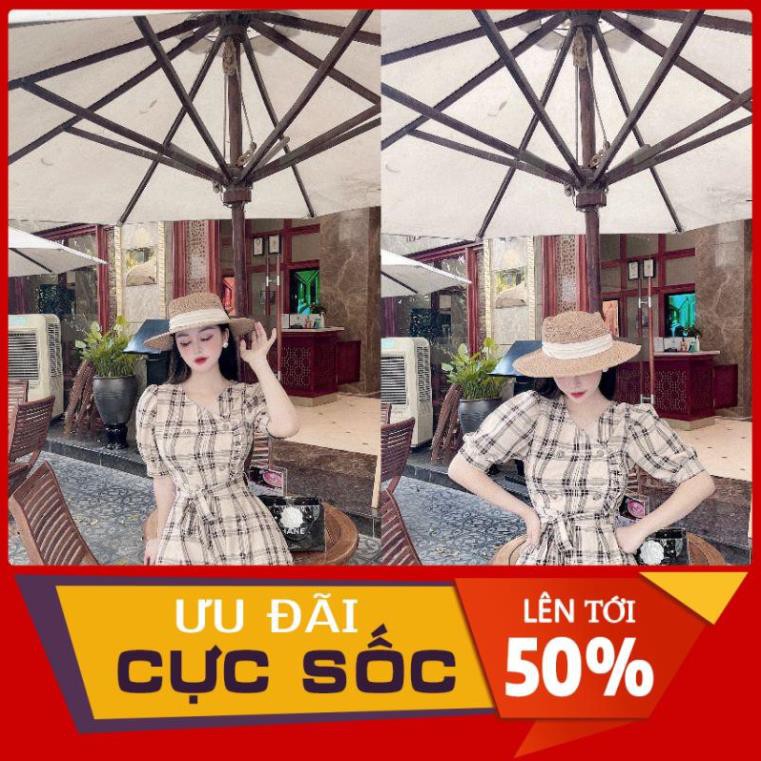 [ 𝐅𝐑𝐄𝐄 𝐒𝐇𝐈𝐏 ] JUM CARO CỔ V PHỐI CÚC BUỘC EO