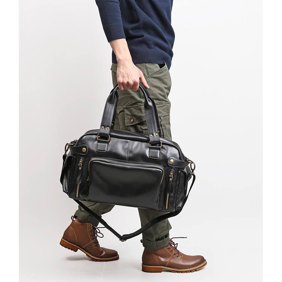 [Siêu Phẩm] Túi Xách Du Lịch Thể Thao HÀN QUỐC Power Men’s Training Duffel [Tặng kèm 1 ví da]