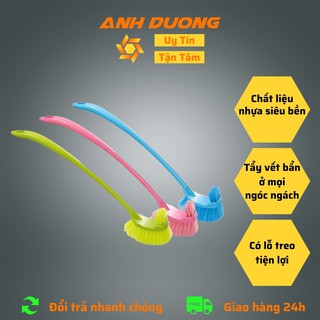 Chổi Cọ Toilet, Vệ Sinh 2 Đầu - Tẩy Sạch Vết Bẩn Ở Mọi Ngóc Ngách Trong Nhà Vệ Sinh