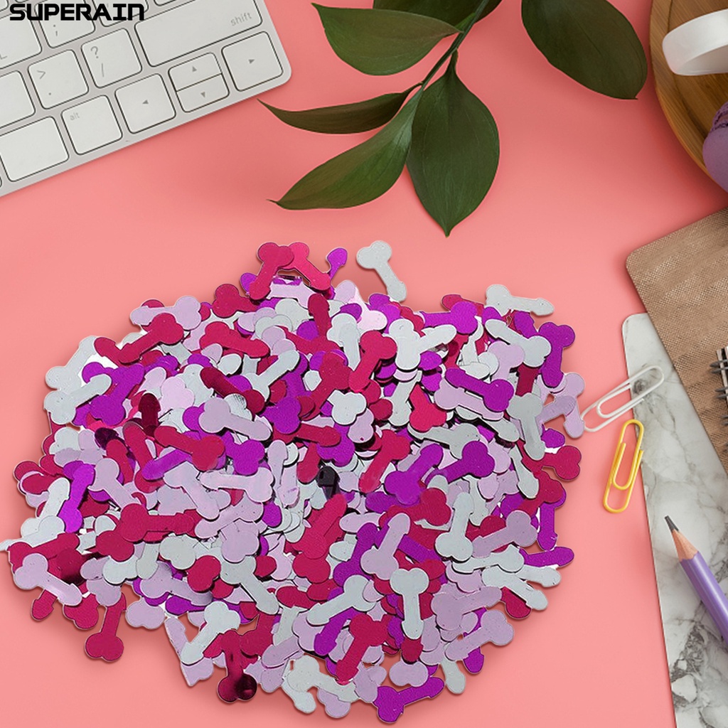 Superain - Hoa Hồng Đỏ Hoa Giấy Confetti Hens Đêm Trang Trí Tiệc