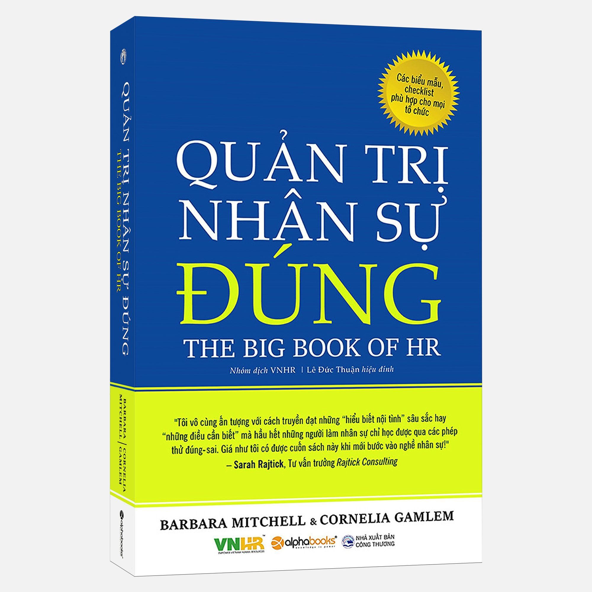 Sách - Quản Trị Nhân Sự Đúng - The Big Book Of HR - Thanh Hà Books