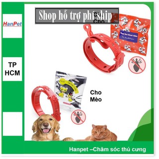 HA HP - Vòng chống rận Hanpet 19k chống ve bọ chét hiệu quả 4 tháng cho chó mèo thú cưng vòng đeo cổ chống ve rận