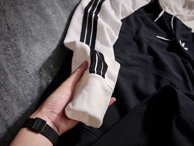 Áo DAS HOODIE TRIPLE STRIPES NEW OPTION WITH BASIC COLOR.. | BigBuy360 - bigbuy360.vn