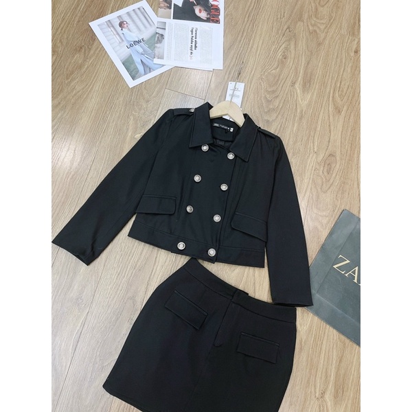 Sét áo kèm chân váy thiết kế