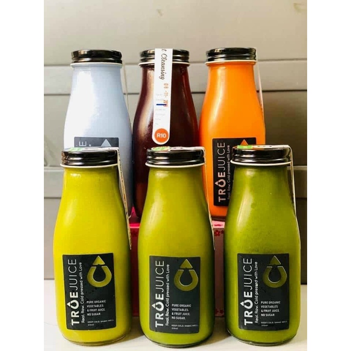 Chai thủy tinh 300ml nắp thiếc to vành vặn ren đựng nước trái cây,detox,sữa