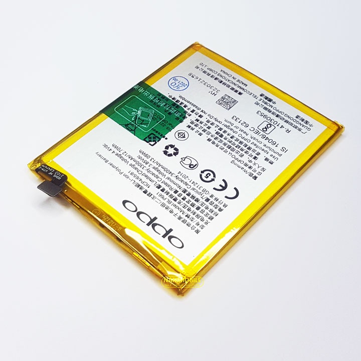 Pin Oppo A3, F7, R15 BLP661 3400mAh Zin + Tặng Keo Dán Pin-FREESHIP