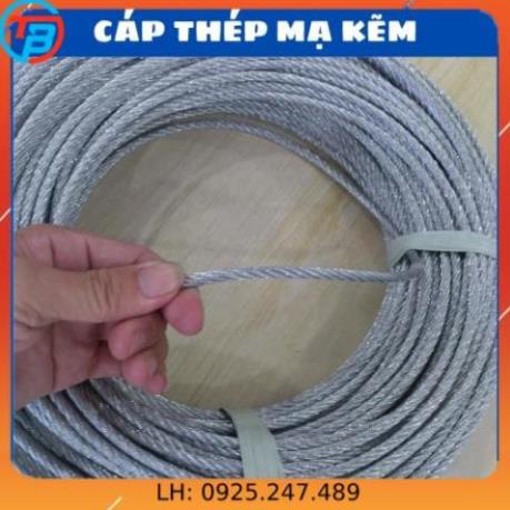 Cáp thép mạ kẽm cắt theo mét - CÁP THÉP Thái Bình Vina