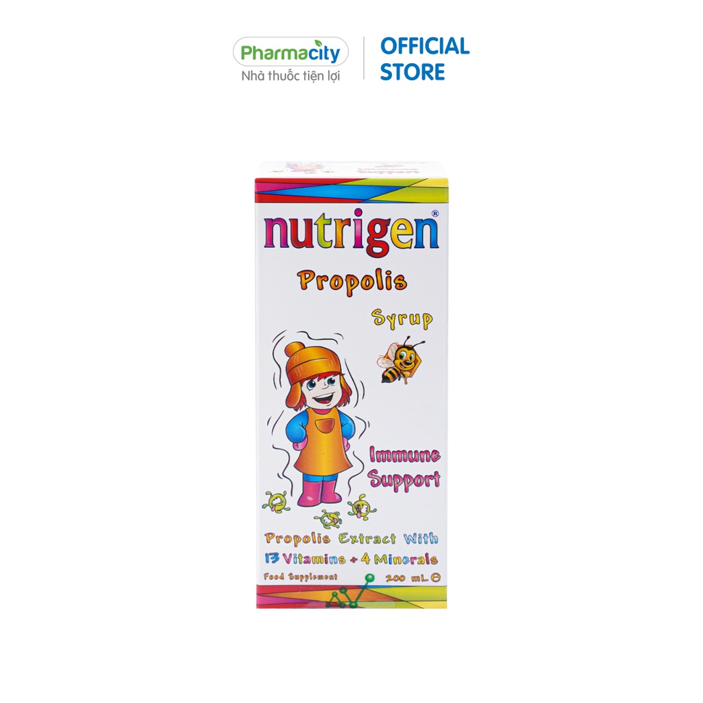 Thực phẩm Nutrigen bảo vệ sức khỏe Propolis Syrup 200ml