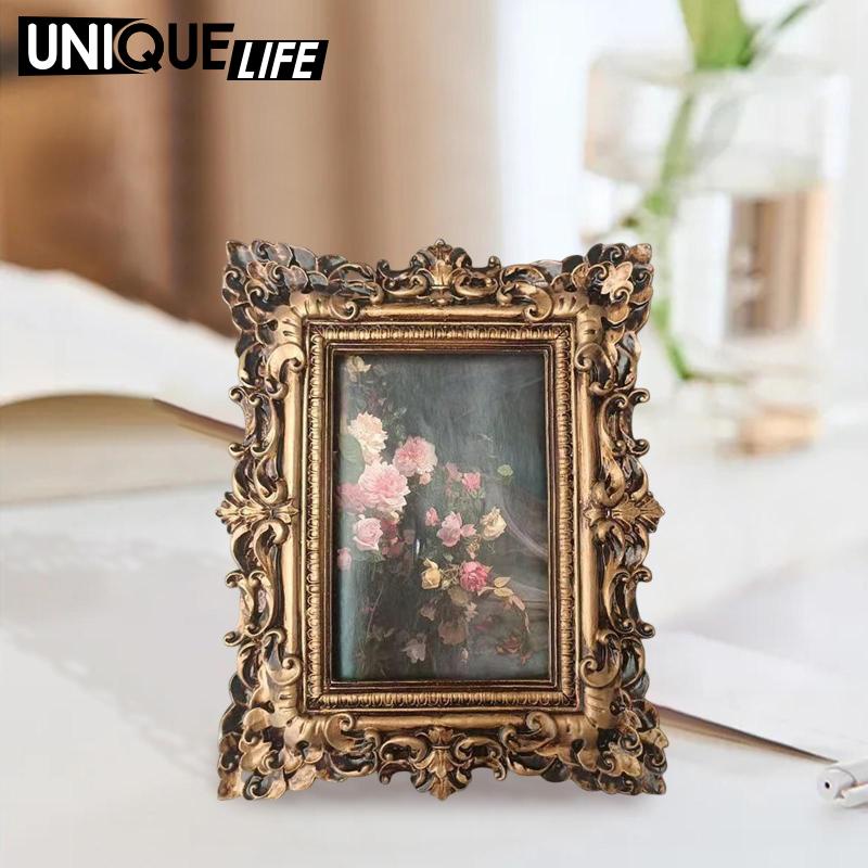 Khung Ảnh Bằng Nhựa Resin Kích Thước 10x15cm 10x15cm Phong Cách Cổ Điển