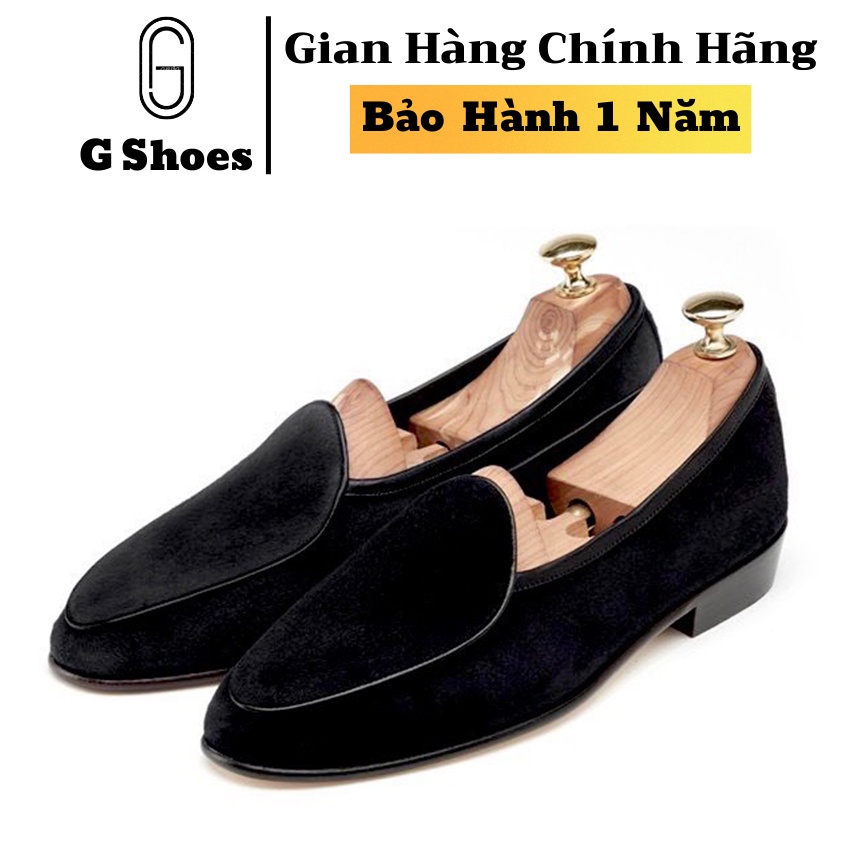 Giày lười nam da bò thật kiểu dáng Belgien Loafer bảo hành 12 tháng - Mã T72