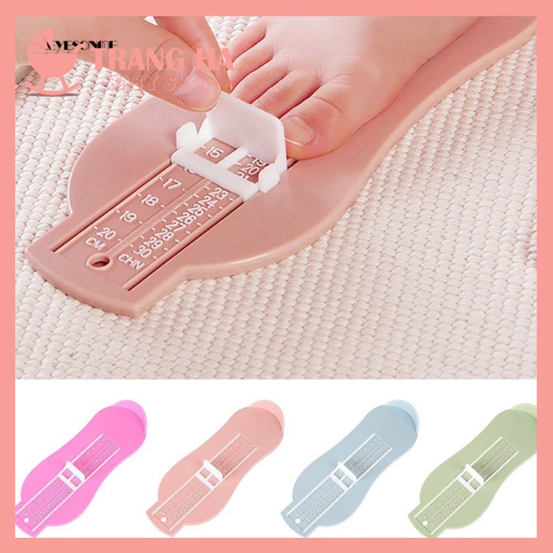 ⚡FreeShip⚡Thước Đo Chiều Dài Bàn Chân Cho Bé 3 Màu Siêu Xinh