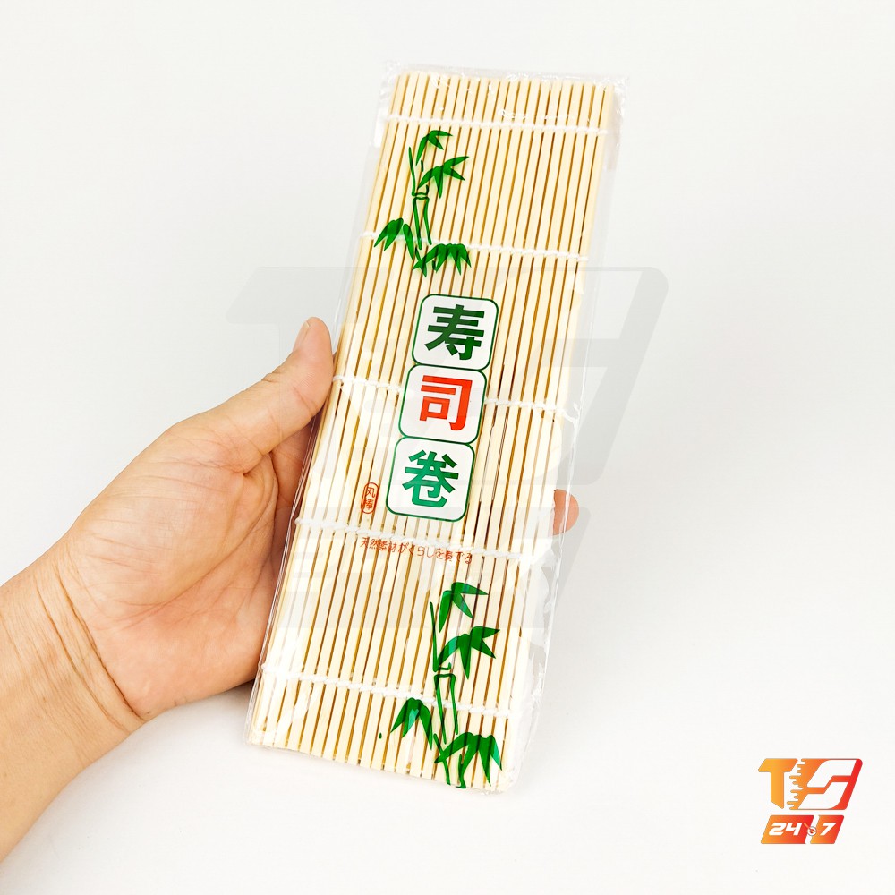 Mành Tre Cuộn Cơm Rong Biển, Làm Kimbap, Cuốn Sushi 24x24cm