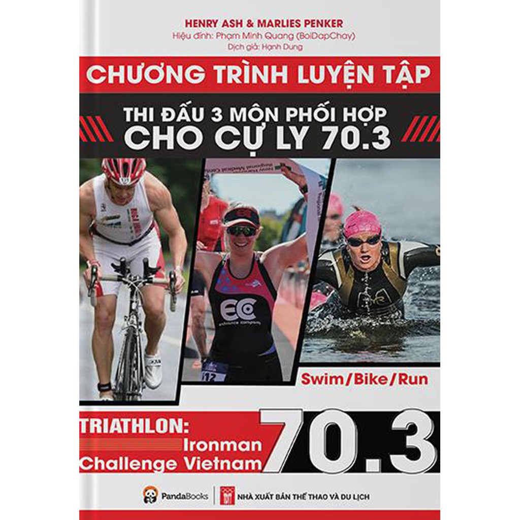 Sách - Chương trình luyện tập thi đấu 3 môn phối hợp cho cự ly 70.3