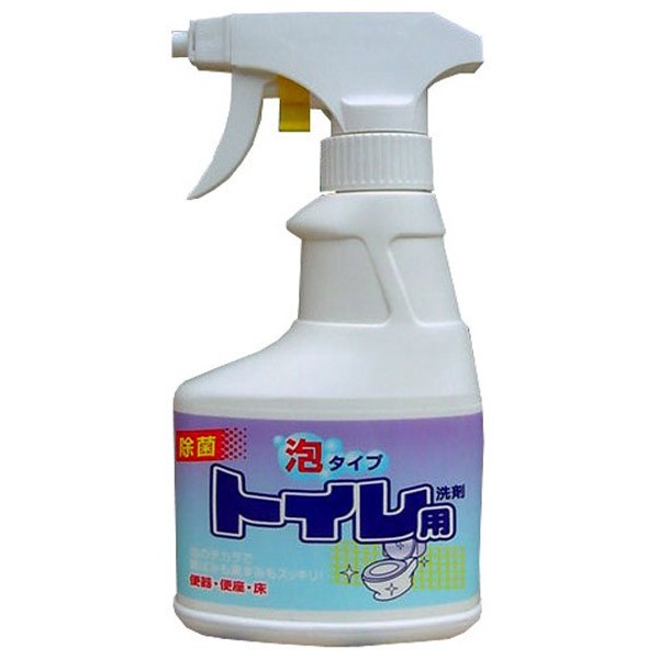 Chai xịt vệ sinh bồn cầu, vệ sinh kính, tẩy rửa đồ dùng nhà bếp 300ml Rocket Nhật Bản