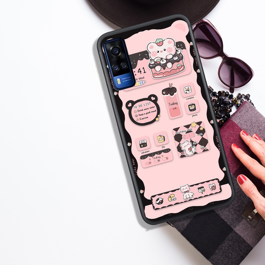 Ốp Lưng ViVo Y12S - Y20 - Y20S - Y51 2020 - Y53S - Y72 , In Hình Sinh Động, Dễ Thương Dành Cho Các Bạn Gái.