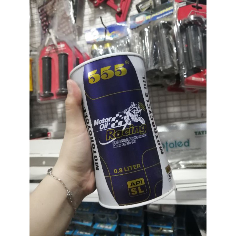 Nhớt 555 Racing hàng nhập Thái Lan dành cho các dòng xe Honda/Yamaha/Suzuki