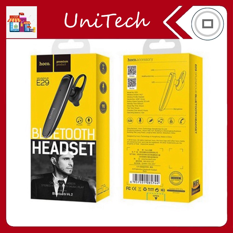 Tai nghe BLUETOOTH Hoco E29 SPLENDOUR - Tai nghe có MIC