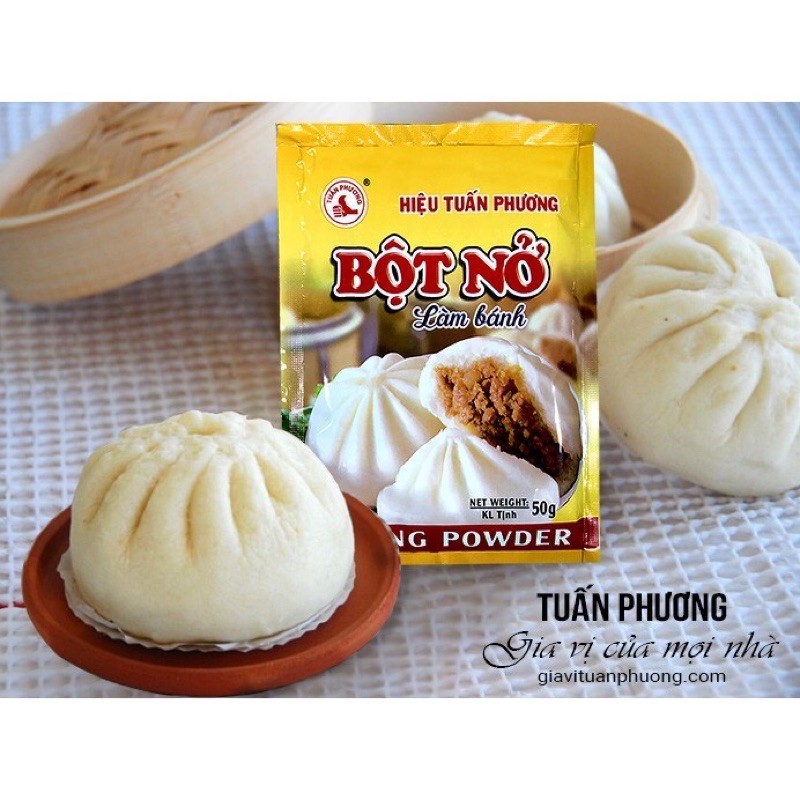 Bột nở làm bánh 50g (hiệu Tuấn Phương) / Baking powder 50g