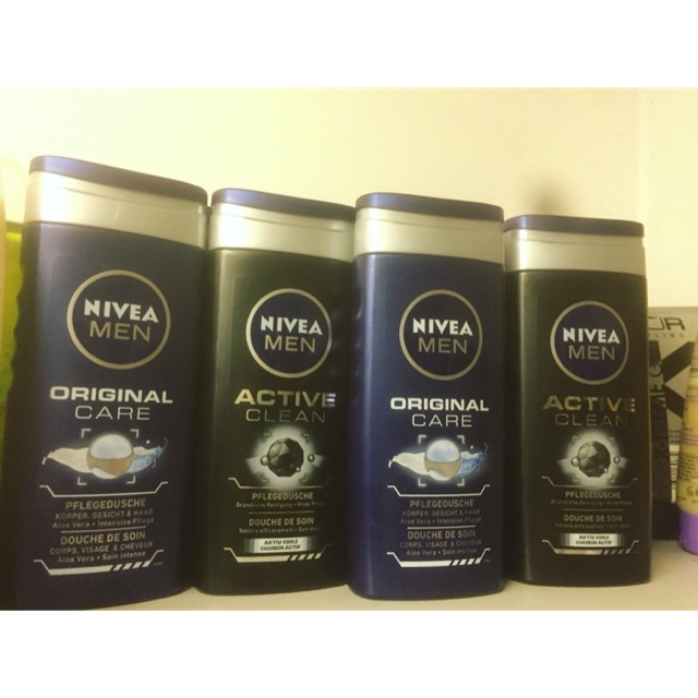 💁‍♂️ Sữa tắm Nivea Men ActiveClean & OriginalCare_250ml_Đức