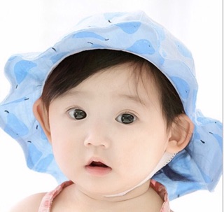 (còn màu xanh da trời)Mũ tai bèo cho bé