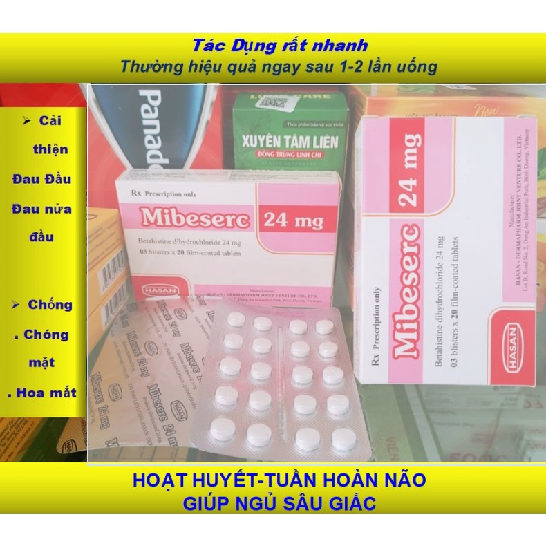 Dành Cho người hoa mắt, chóng mặt, ù tai. Một Sản phẩm Hiêu quả của Pymephar