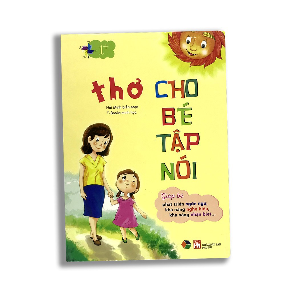 Sách - Đồng dao cho em (bìa cứng) giúp trẻ tập nói và phát triển ngôn ngữ